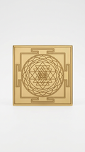 Gold-plated Vaastu yantra plaque